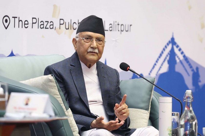 पुरातनवादी तत्त्वहरू देशमा केही भएन भन्ने मिसनका साथ सञ्चालित छन् : प्रधानमन्त्री ओली