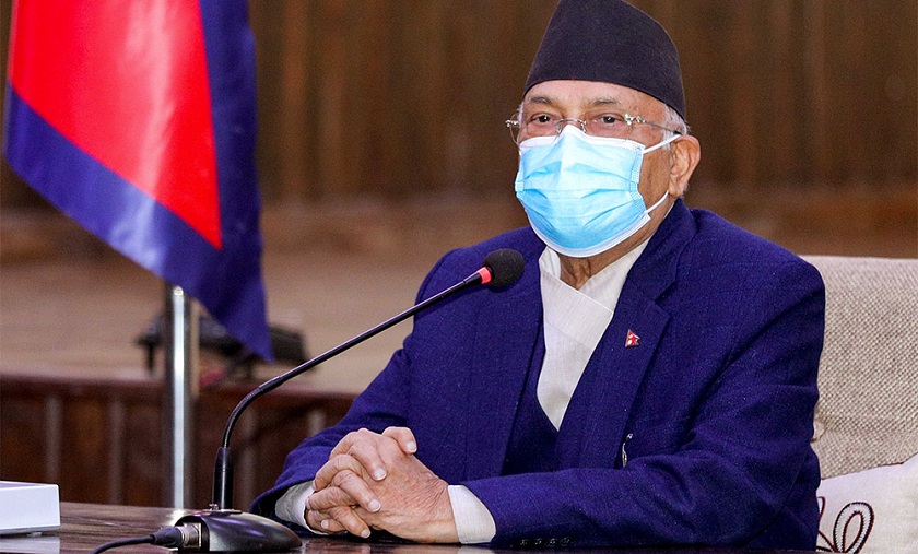 खोप सहयोग गर्न अन्तर्राष्ट्रिय समुदायलाई प्रधानमन्त्री ओलीको आग्रह