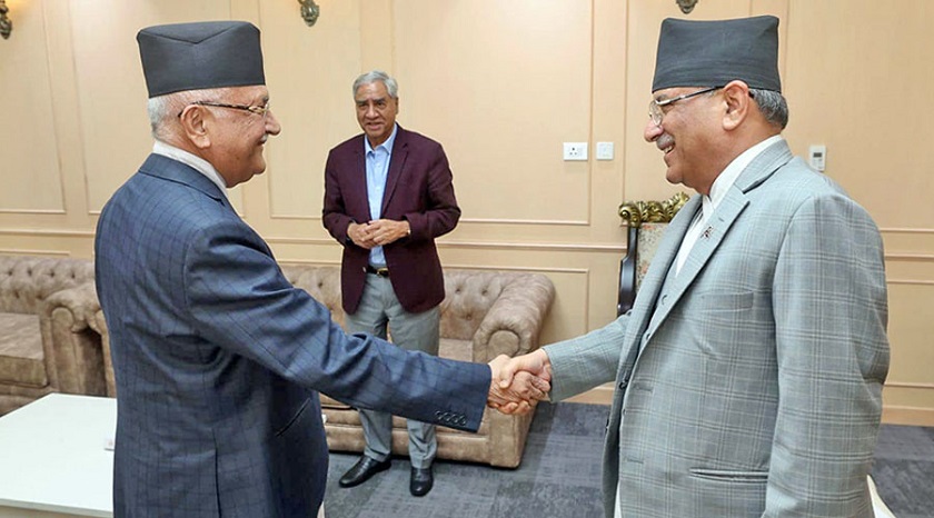 प्रमुख तीन दलको बैठक स्थगित