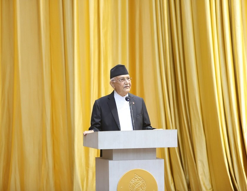नेपाल र चीनबिचको सम्बन्धलाई पुस्ता पुस्तासम्म विस्तार गर्नुपर्छ : प्रधानमन्त्री ओली