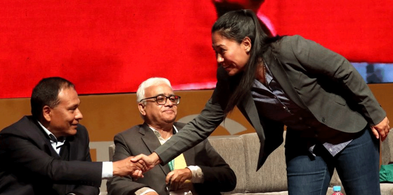 कुलमानको पार्टी घोषणा सभामा पुगिन् सुमना श्रेष्ठ