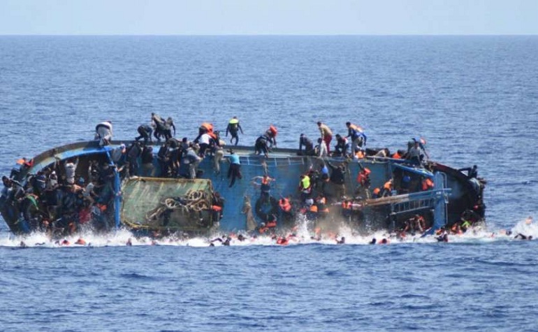 युरोपतर्फ हिँडेका १३० जना आप्रवासी लिबियाली तटीय जलक्षेत्रमा डुबेको आशंका