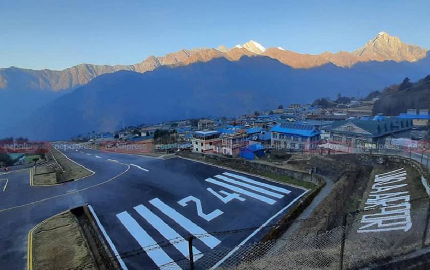 एक सातादेखि लुक्लाको हवाई उडान प्रभावित, आइतबार बिहानैदेखि ठप्प