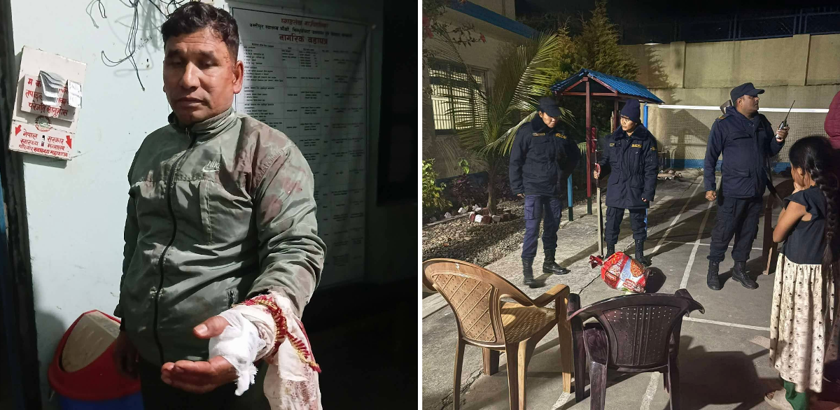 सिन्धुलीमा कर्मचारीलाई बाँधेर बैंक लुटपाट, स्थानीयले भेटे   बोरामा पैसा