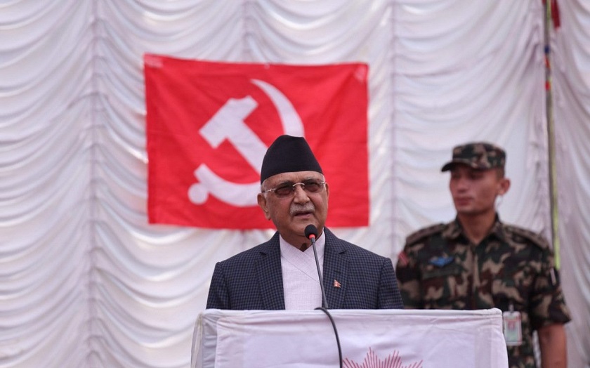 धेरैतिर फर्किएकाहरूलाई गलत विचारका आधारमा वाम एकतामा ल्याउन सकिँदैन : प्रधानमन्त्री ओली