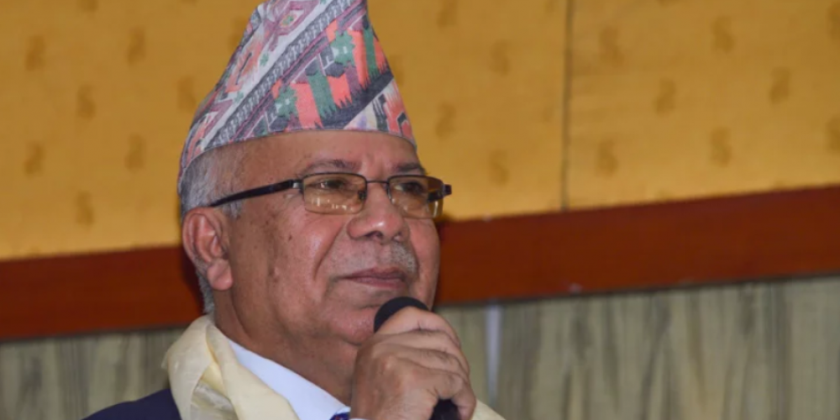 एमालेमा अन्तरपार्टी संघर्ष गर्न सक्ने अवस्था छैन : माधवकुमार नेपाल