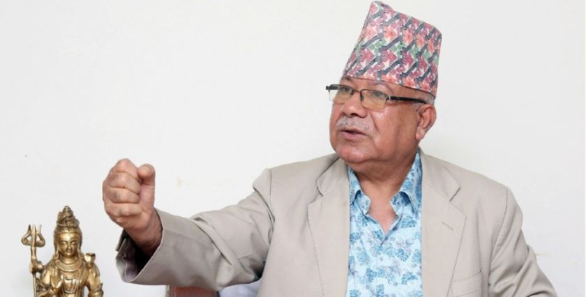 केपी ओली कम्युनिष्ट आन्दोलन र आदर्शबाट च्यूत भइसके : माधव नेपाल