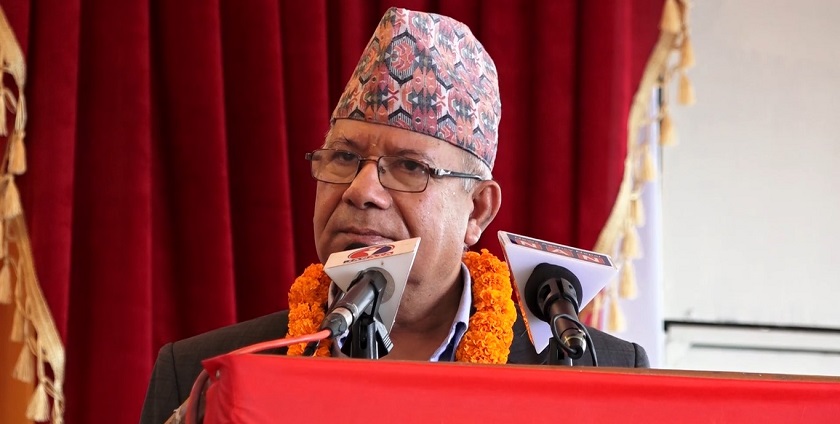तिनै तहको निर्वाचन एकै पटक गर्दा राष्ट्रको सम्पति जोगिन्छ : माधवकुमार नेपाल