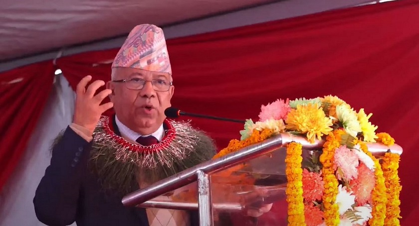 राष्ट्रियताको एजेण्डा बलियो बनाउन नसके राजनीतिक दलहरू सकिन्छन् : माधव नेपाल