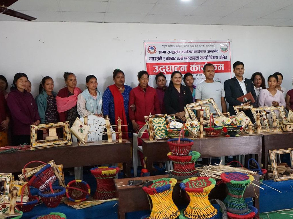‘आमा समूहसँग उपमेयर’ कार्यक्रममार्फत महिलालाई सीपमूलक तालिम