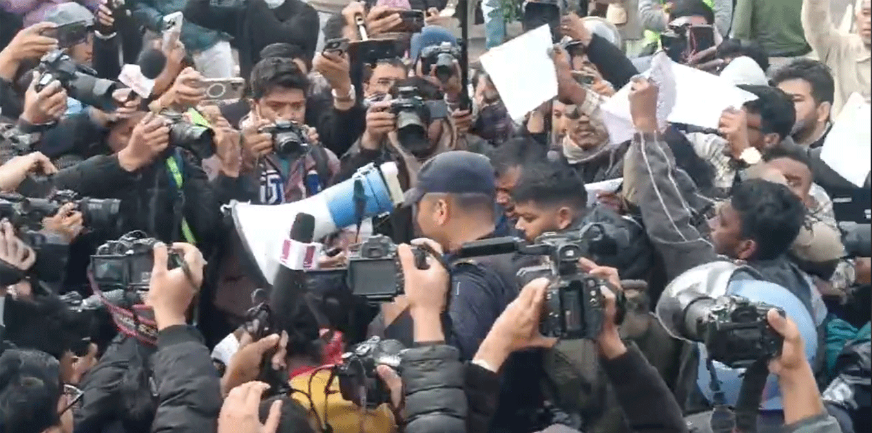 मिराज ढुंगाना नेतृत्वको जेन जेड समूहद्वार आज पनि प्रदर्शन