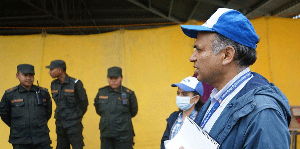 सुकुम्वासीको अवस्थाबारे जानकारी लिन मानव अधिकार आयोगको टोली स्थलमा