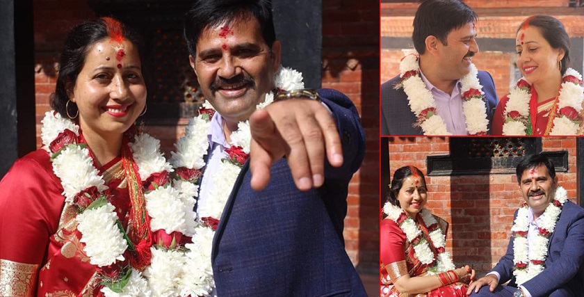 मनोज गजुरेलले गरे मञ्जुसँग विवाह