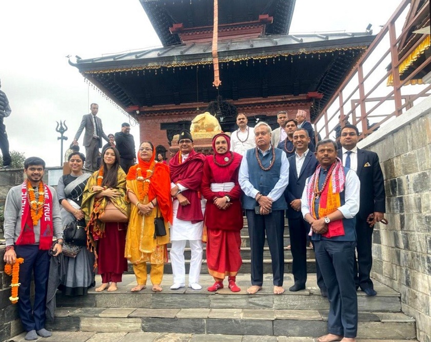 भारतका कृषि तथा किसान कल्याण मन्त्री चौहानद्वारा चन्द्रागिरिको भ्रमण