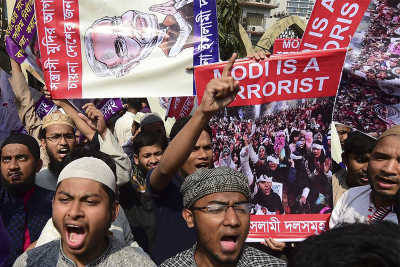 मोदीको बंगलादेश भ्रमणको विरोधमा प्रदर्शन : १३ जनाको मृत्यु