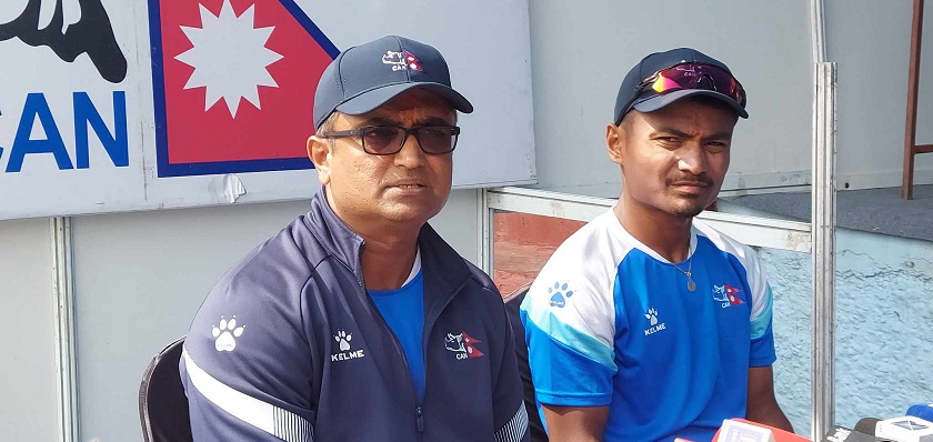 विश्वकप छनोट खेलअघि मुख्य प्रशिक्षक र कप्तान- घरेलु मैदानमा ठूलो अवसर, राम्रो गर्ने विश्वास छ