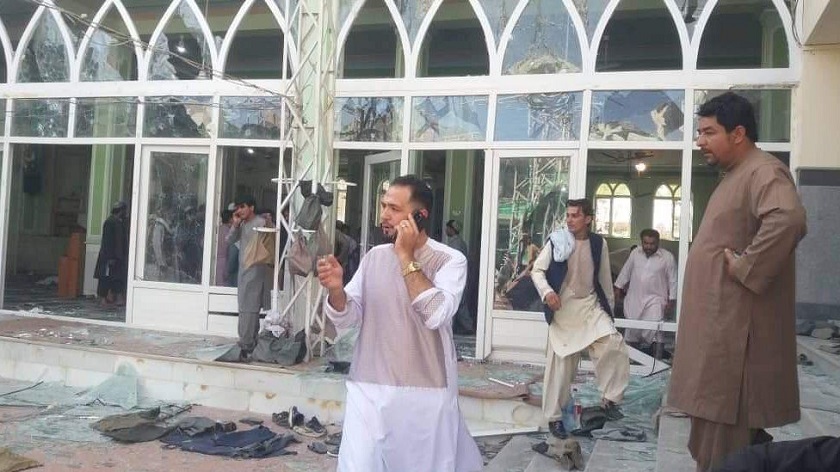 अफगानिस्तानको मस्जिदमा विस्फोट : पाँच जनाको मृत्यु, ६५ जना घाइते