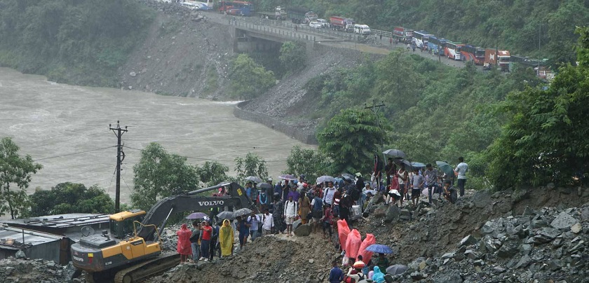 नारायणगढ–मुग्लिन सडक पुनः अवरुद्ध