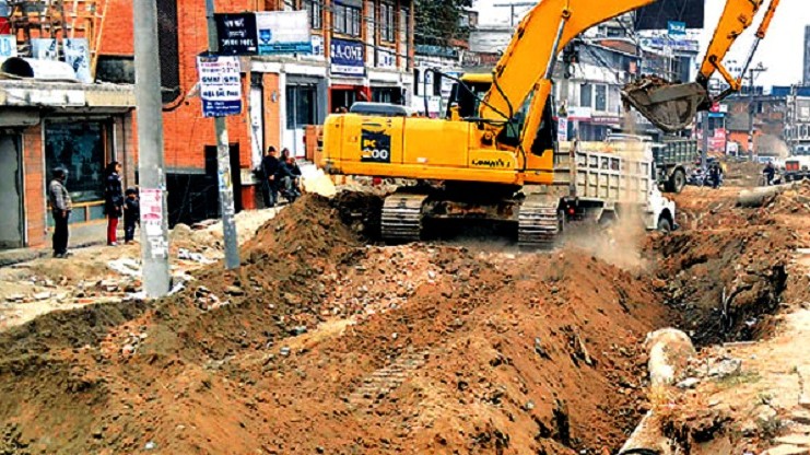 ४ वर्षमा पनि  सम्पन्न भएन नक्खु–बुङ्मती सडक