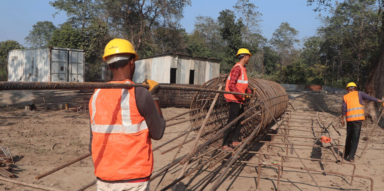 नारायणगढ–गैँडाकोट आइकोनिक केबल–स्टेड पुल निर्माणले लियो गति
