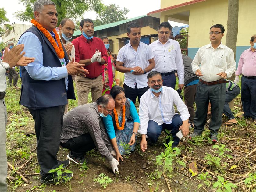 ‘भरतपुर–एक बगैँचा’ अभियान अन्तर्गत २२ हजार वृक्षरोपण