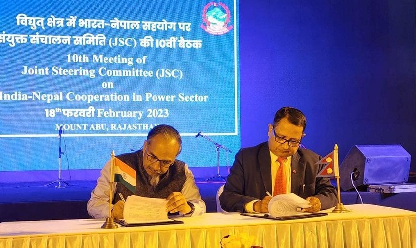 नेपाल–भारतबीच अन्तरदेशीय विद्युत् व्यापारका लागि उच्च क्षमताका प्रसारण लाइन बनाउने निर्णय