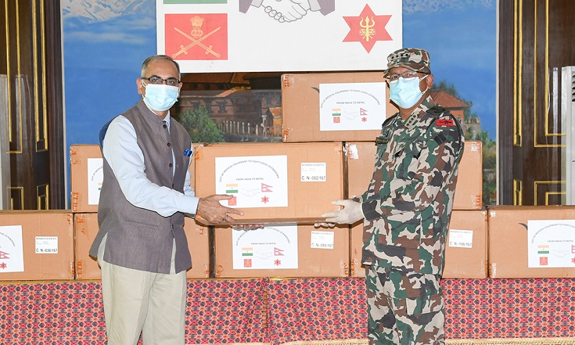 भारतीय सेनाले गर्यो नेपाली सेनालाई स्वास्थ्य सहायता प्रदान