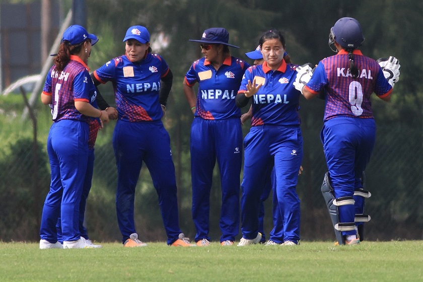 आईसीसी महिला टी-२० छनोट: थाइल्यान्डसँग ४६ रनले नेपाल पराजित