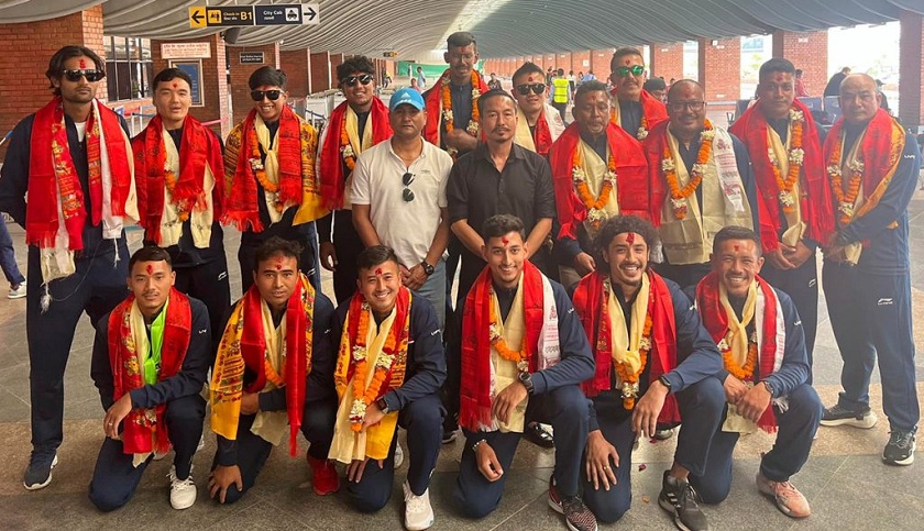 नेपाली बास्केटबल टोली माल्दिभ्स प्रस्थान