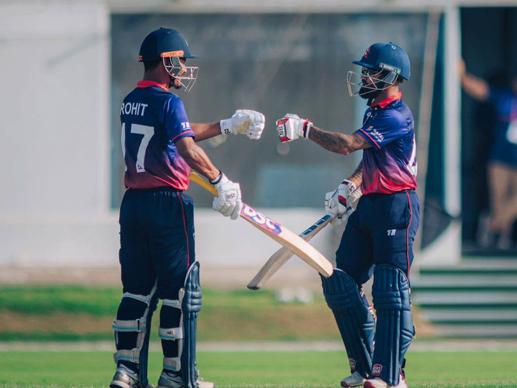 नेपालले अमेरिकालाई दियो २७२ रनको लक्ष्य