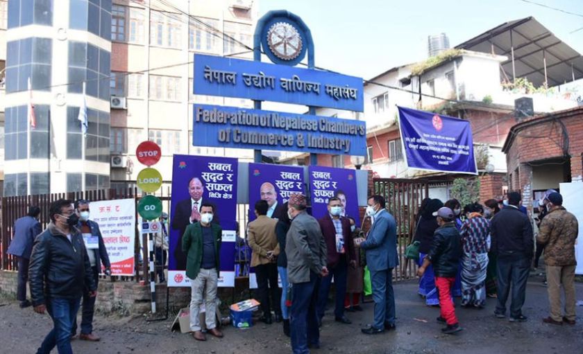 नेपाल उद्योग वाणिज्य महासंघको चुनाव जारी