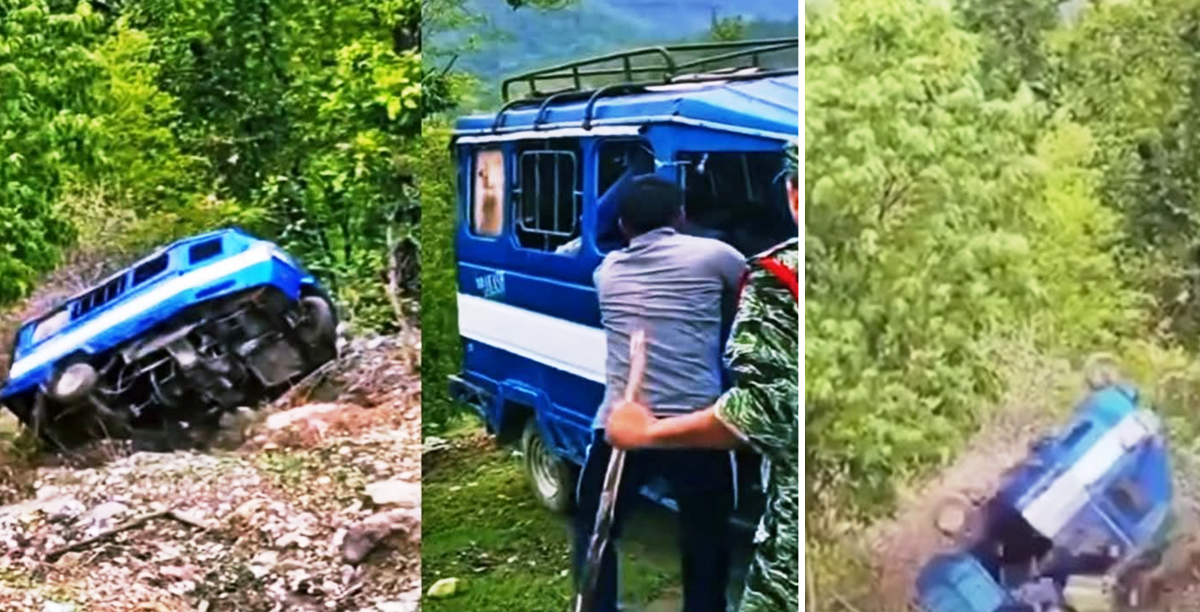 सर्वसाधारणको टेम्पो भीरमा खसालिएको घटनाको सामाजिक सञ्जालमा विरोध