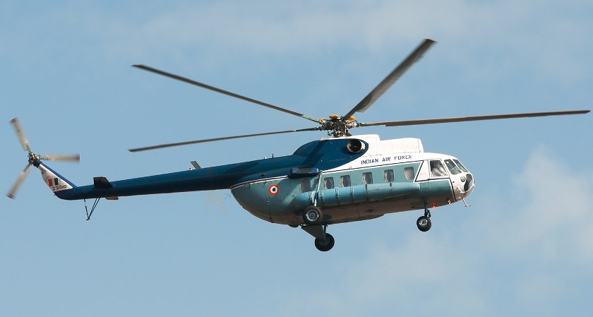 बाह्रबिघा मैदानमा भारतीय हेलिकोप्टर अवतरण