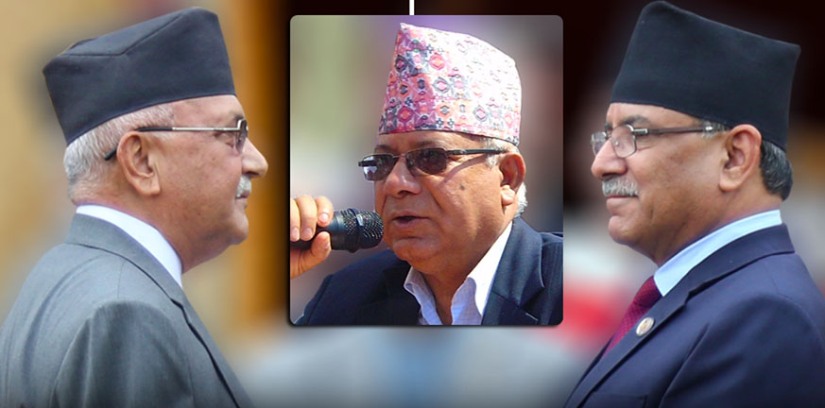 नाडी छाम्दै तीन नेता : नजिकिए प्रचण्ड–माधव नेपाल