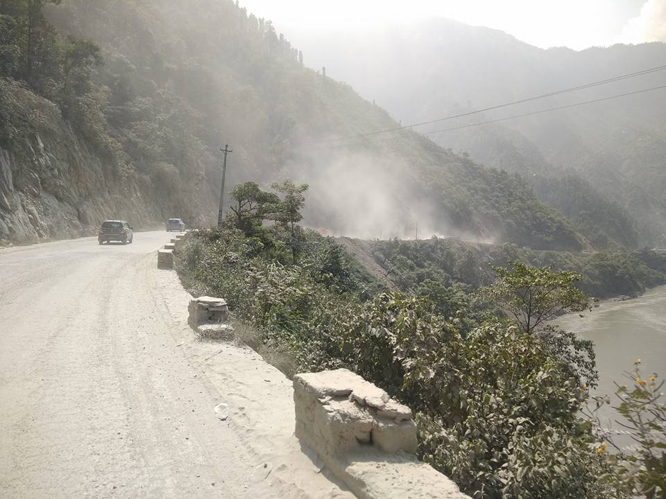 नारायणगढ-मुग्लिन सडक आजदेखि दैनिक ६ घण्टा बन्द