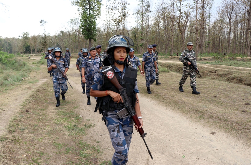 नेपाल–चीन सीमाको १ नम्बर पिलरसम्म सशस्त्रको गस्ती