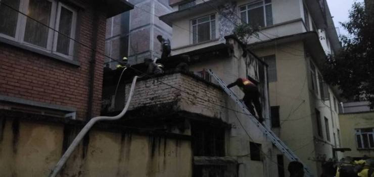 ठमेलमा ग्यास सिलिण्डर बिस्फोट भएर आगलागी