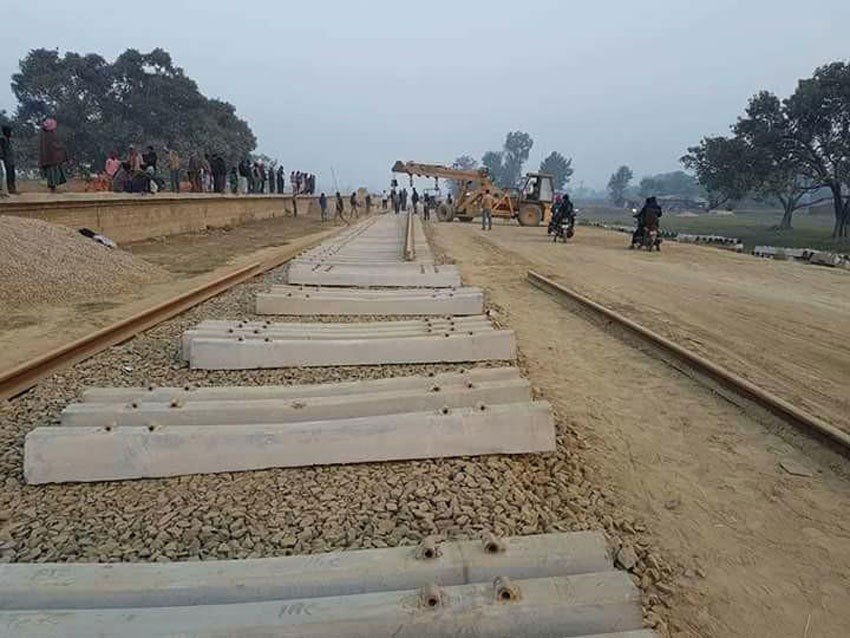 बर्दिबास–जयनगर रेल : लिक निर्माण सुरु