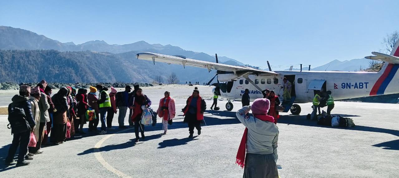 नेपाल एयरलाइन्सद्वारा उडान संख्य थप