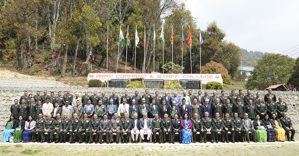 नेपाली सेनाको उच्चस्तरीय राष्ट्रिय सुरक्षा तालिम सम्पन्न