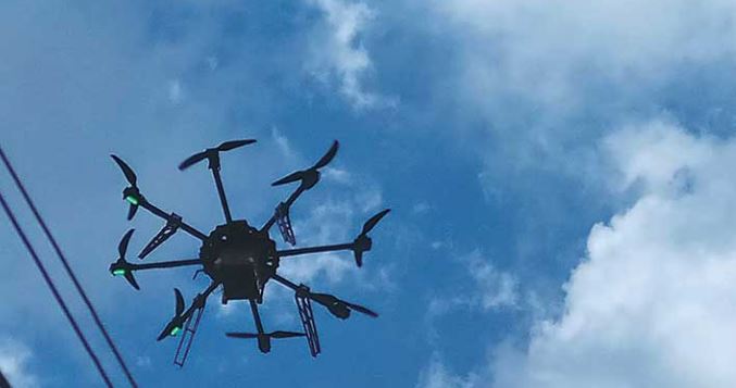 भारतीय प्रहरीले खसाल्यो जम्मु काश्मिरमा उडिरहेको ड्रोन