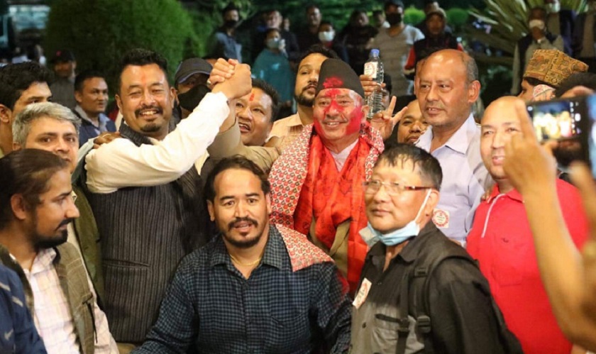काठमाडौं महानगरमा प्रकाशमान सिंह निकट नीलकाजी शाक्यको प्यानल नै विजयी