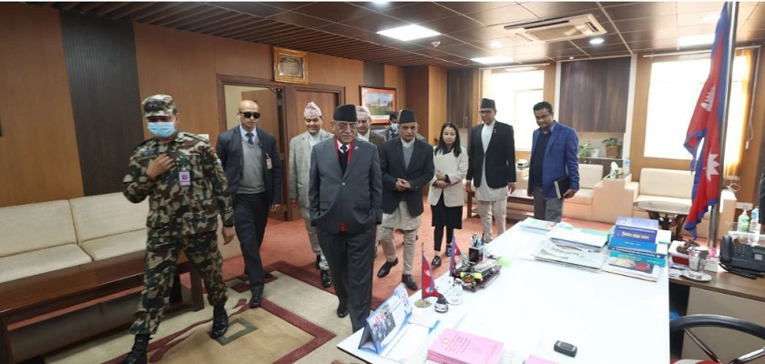 सरकारी वकिलहरुको पारिश्रमिक सम्बन्धी कानुन आवश्यक छ : प्रधानमन्त्री प्रचण्ड