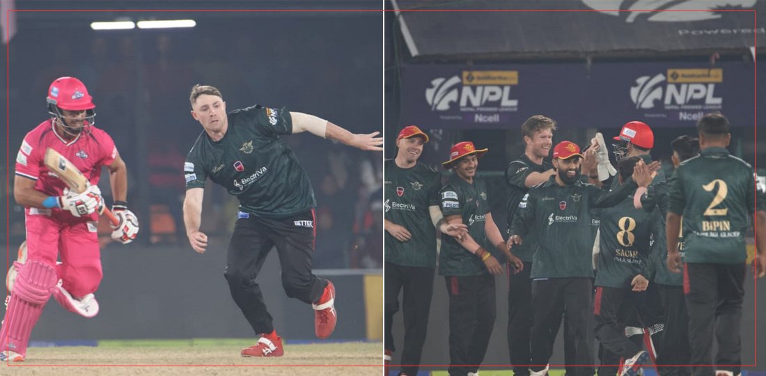 एनपीएल : पोखरासँग २५ रनले हार्‍याे जनकपुर