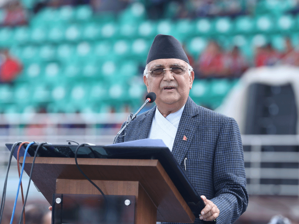 प्रधानमन्त्री आलीको दाबी : ‘नेपाललाई मेस्सी-रोनाल्डो जन्माउने देश बनाउँछौँ’
