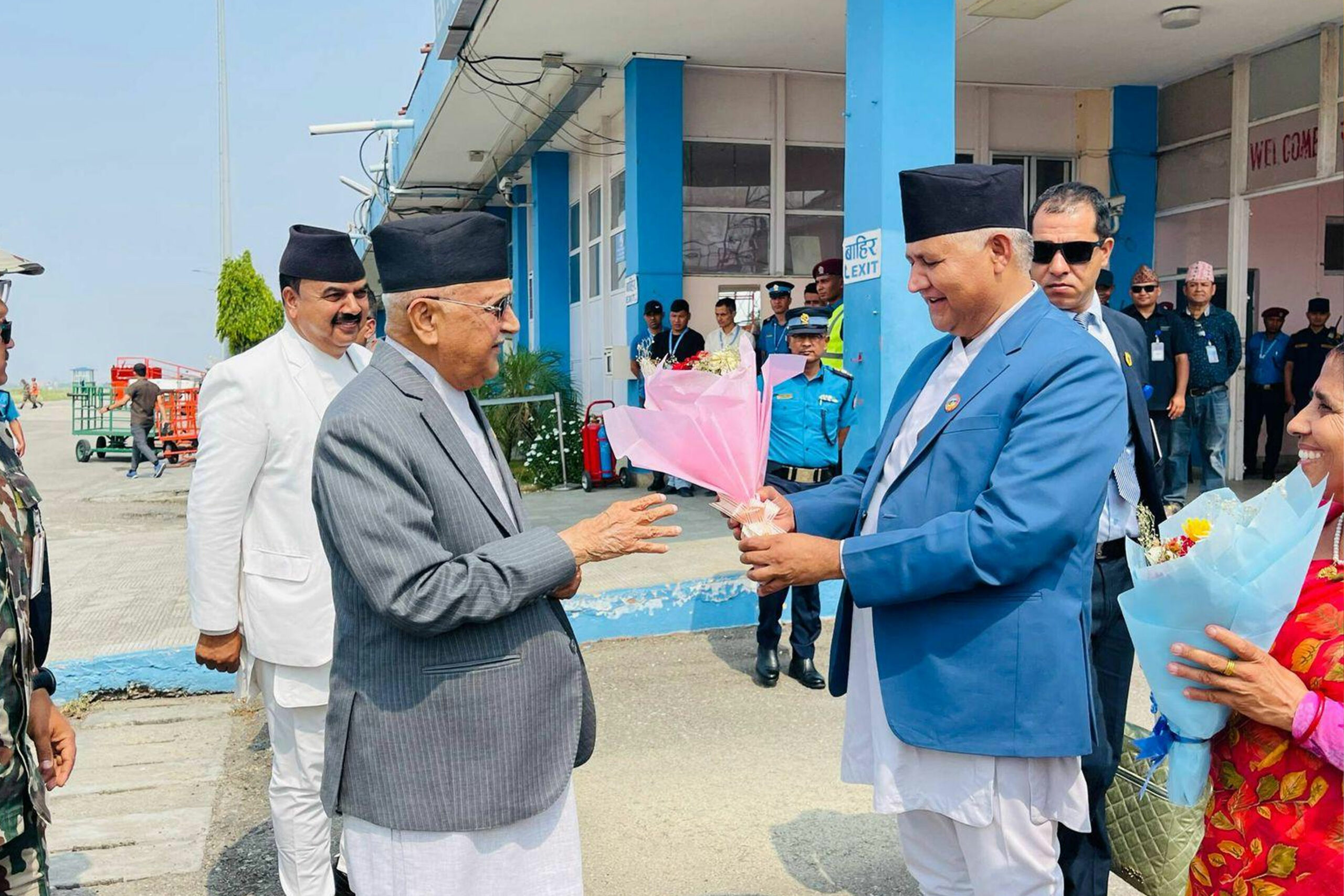 प्रधानमन्त्री ओली लुम्बिनीमा