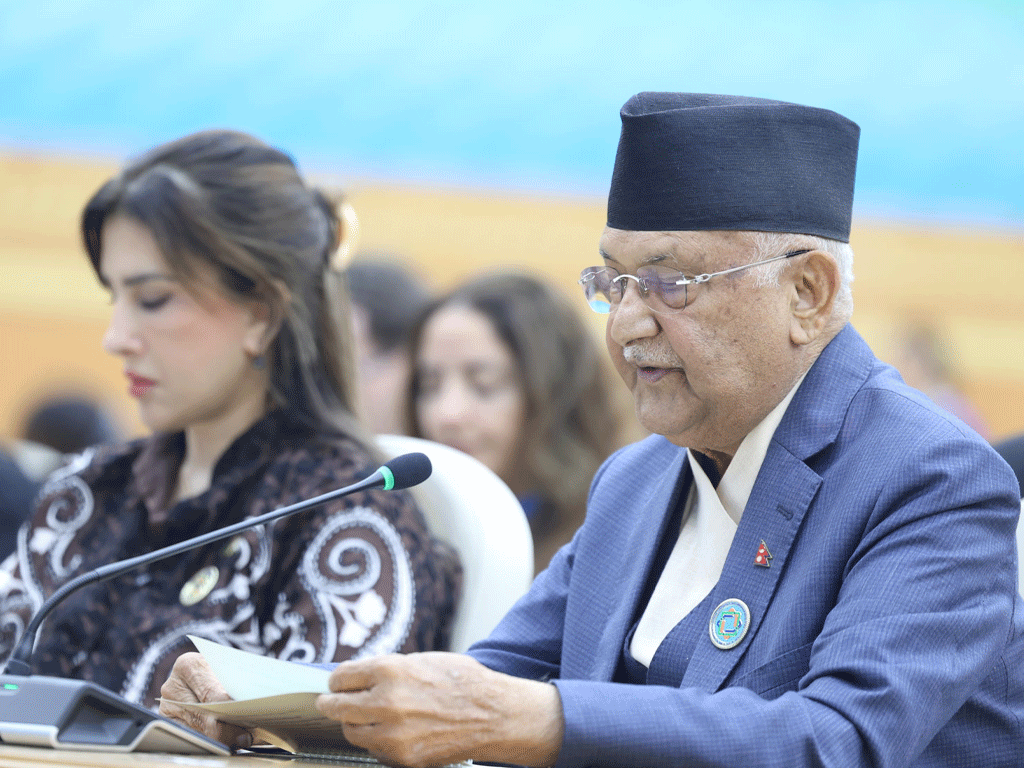 ‘भूपरिवेष्टित देशका पूर्वाधार, सम्पर्क सञ्जाल र पारवहन प्रणाली अत्यावश्यक’: प्रधानमन्त्री ओली