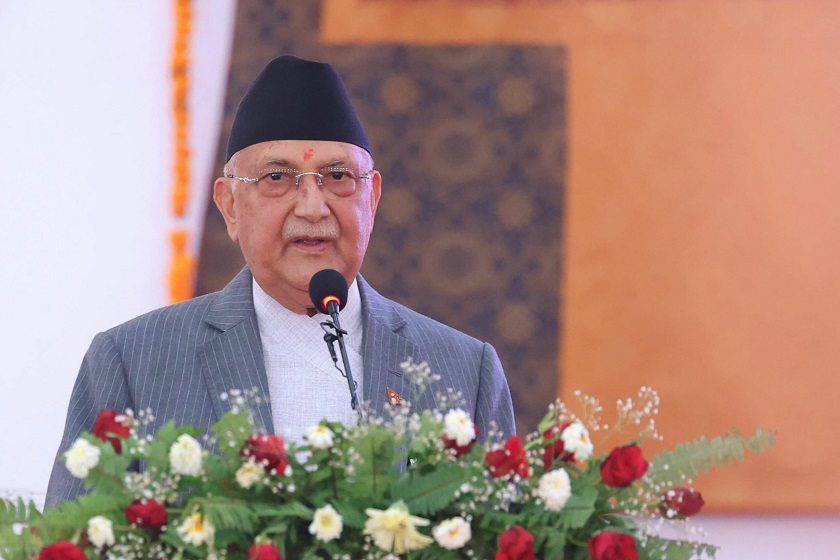 हामीले भारत-पाकिस्तानलाई संयमित हुन आग्रह गर्‍यौँ, नभन्दै युद्ध रोकियो: प्रधानमन्त्री ओली