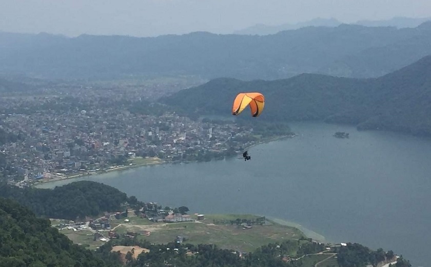 घट्यो प्याराग्लाइडिङको शुल्क