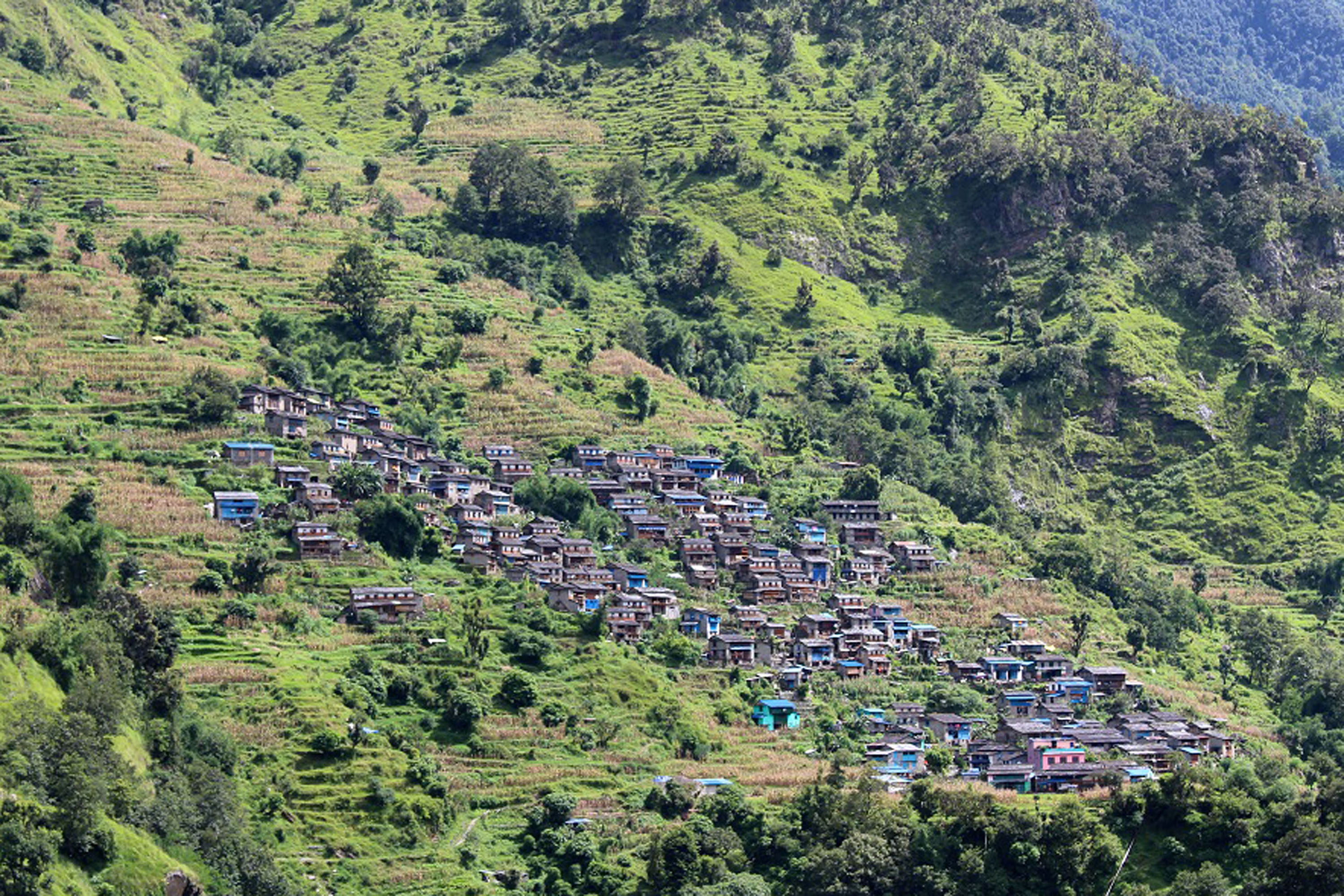 म्याग्दीको चिमखोला गाउँ